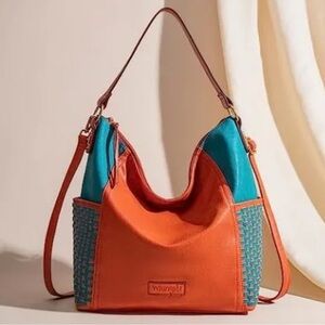 Wrangler Orange and Teal Women's Bag